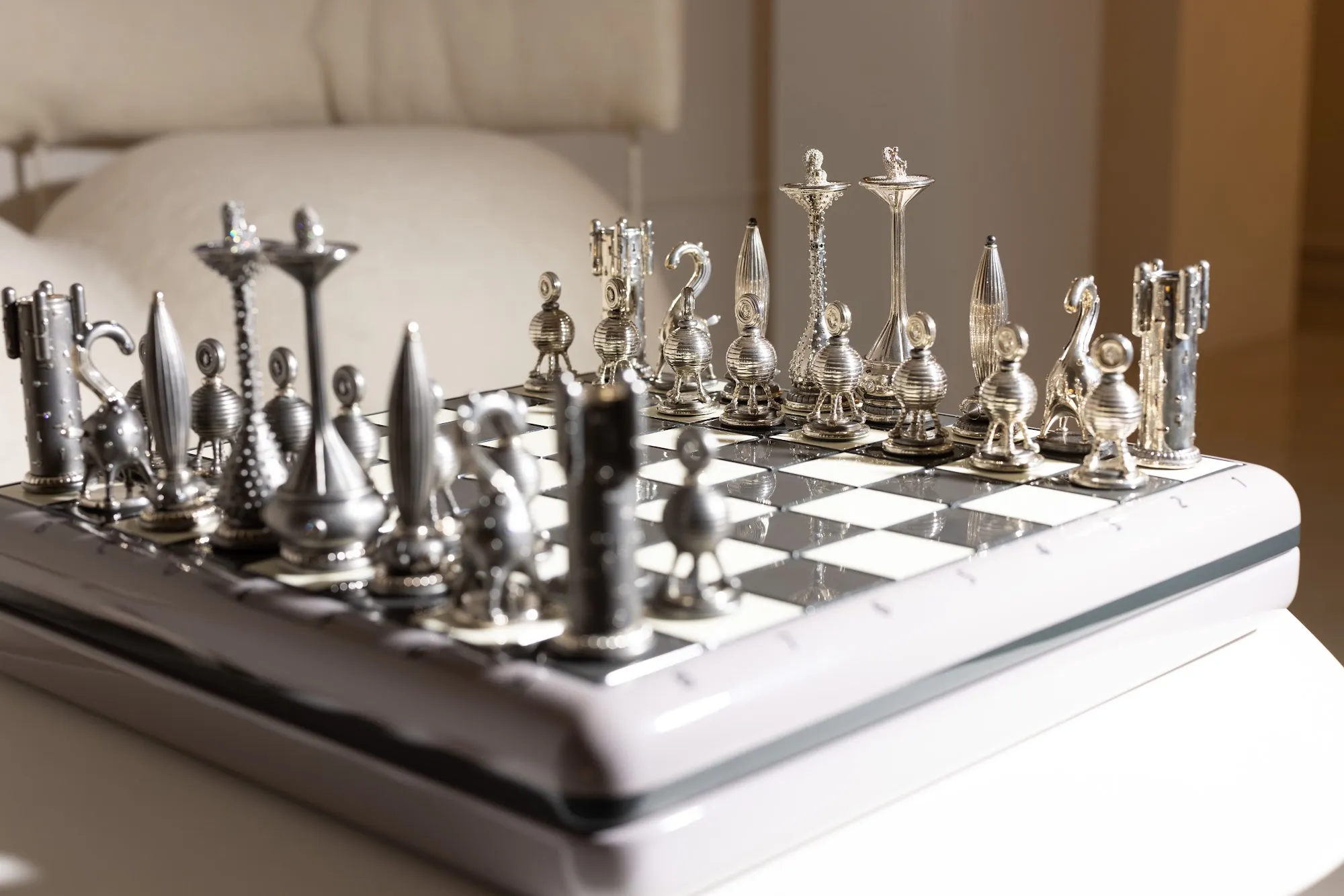 Diamond Age chess set